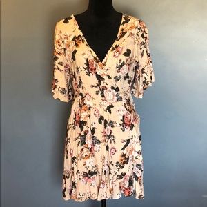 Floral Wrap Dress